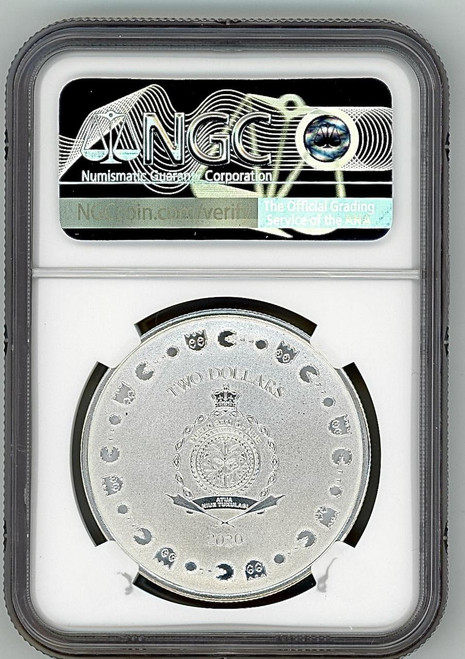 PAC-MAN PAC-MAN 40TH ANNIVERSARY 2020 NIUE 1oz SILVER COIN dollar2 NGC MS70 FIRST RELEASES PAC-MAN PAC-MAN 40TH ANNIVERSARY 2020 NIUE 1oz SILVER COIN dollar2 NGC MS70 FIRST RELEASES