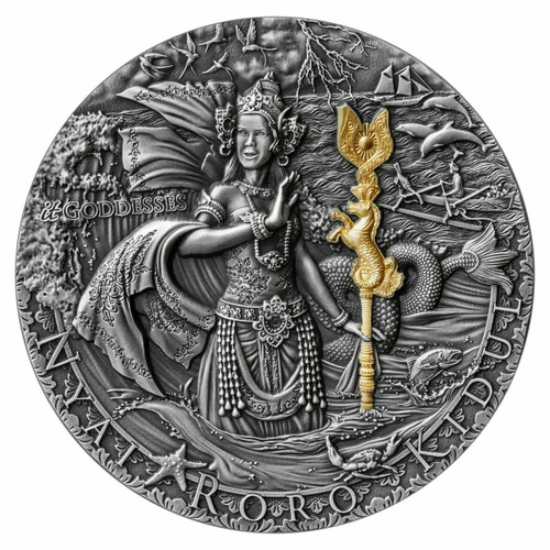 2020 Niue 2 oz Silver Antique $2 It Goddesses; Nyai Roro Kidul
