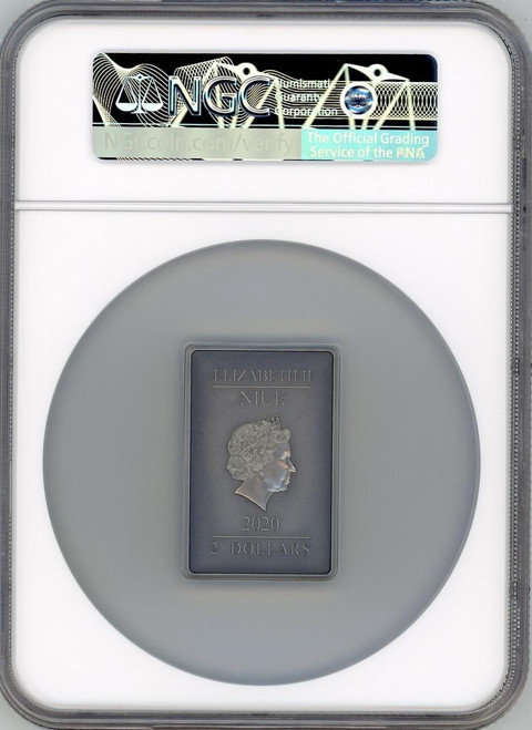 Batman The Caped Crusader Kiss 2020 Niue 1oz Silver Coin dollar2 Batman DC Comics NGC PF70 Batman The Caped Crusader Kiss 2020 Niue 1oz Silver Coin dollar2 Batman DC Comics NGC PF70