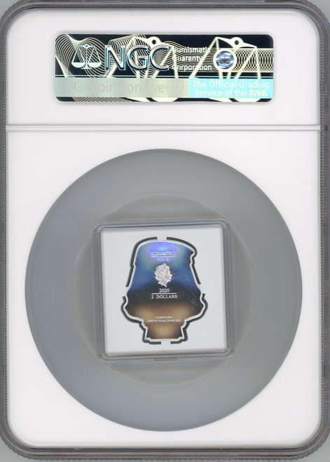 ERROR LABEL Albus Dumbledore Harry Potter 2020 Niue Silver Chibi Coin NGC PF70