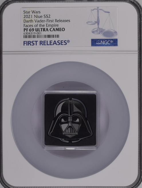 Star Wars Star Wars Faces of the Empire Darth Vader 2021 Niue 1oz Silver Coin dollar2 NGC 69 FR Star Wars Star Wars Faces of the Empire Darth Vader 2021 Niue 1oz Silver Coin dollar2 NGC 69 FR