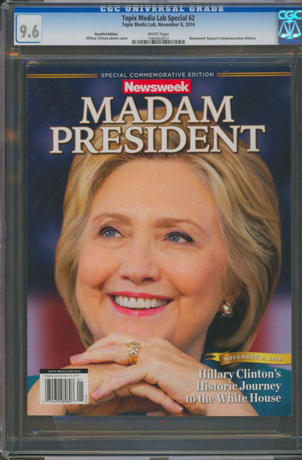 Disney Newsweek Recalled Edition - Madam President - CGC 9.6
