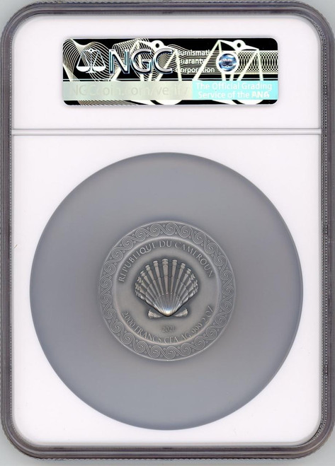 Mint XXI NGC 70 Cameroon 2021 Celestial Beauty Birth of Venus 2000F Silver Coin 2 oz