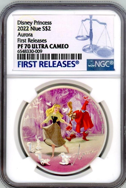 Disney Princess Frozen Sisters Forever 2020 Niue 1oz Silver Coin