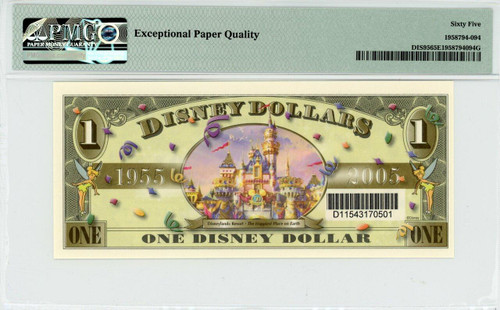 DISNEY - CERTIFIED DISNEY DOLLARS (1987 - 2014) - Elite Coinage Co.