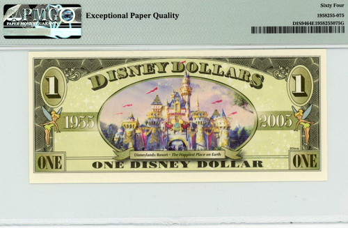 2005 $1 Disney Dollar Dumbo (no Bar Code) PMG 64 EPQ (DIS94)