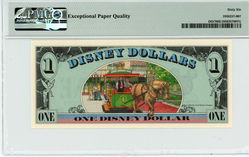 1988 $1 Disney Dollar Mickey PMG 66 EPQ (DIS7)