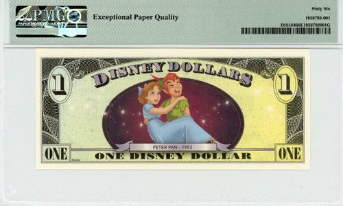 DISNEY - CERTIFIED DISNEY DOLLARS (1987 - 2014) - Elite Coinage Co.
