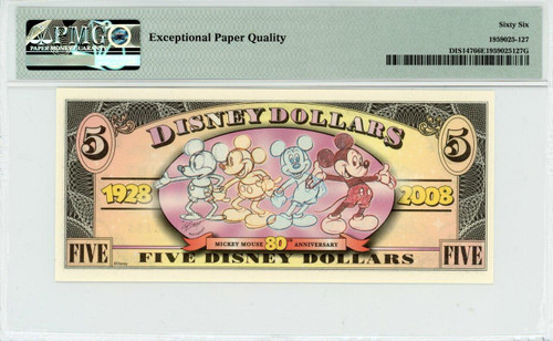DISNEY - CERTIFIED DISNEY DOLLARS (1987 - 2014) - Elite Coinage Co.