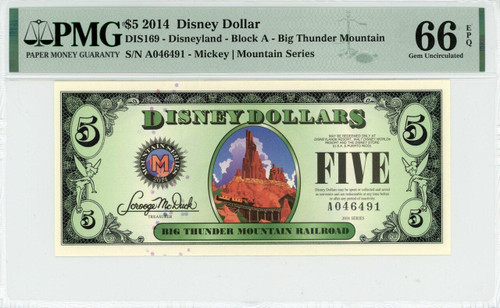 DISNEY - CERTIFIED DISNEY DOLLARS (1987 - 2014) - Elite Coinage Co.