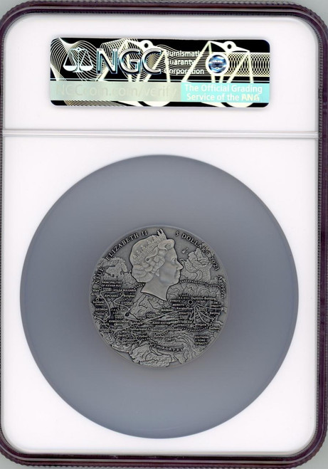 Mint of Gdansk 2021 NIUE Great Commanders Genghis Khan 5dollar Silver coin 2 oz NGC 70 Mint of Gdansk 2021 NIUE Great Commanders Genghis Khan 5dollar Silver coin 2 oz NGC 70