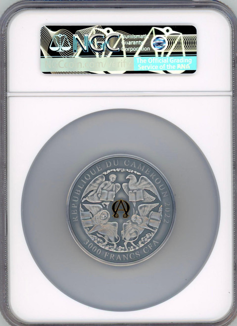 Mint XXI 2022 Cameroon The Whore Of Babylon Antique Finish 3oz Silver Coin NGC 70 Mint XXI 2022 Cameroon The Whore Of Babylon Antique Finish 3oz Silver Coin NGC 70