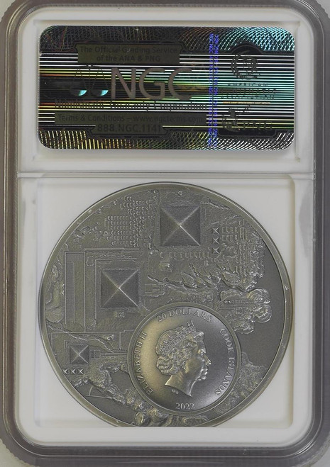 CIT Coin Invest AG Legacy of the Pharaohs 2022 Cook Islands dollar20 3oz Silver Ultra High Relief Coin NGC 70 CIT Coin Invest AG Legacy of the Pharaohs 2022 Cook Islands dollar20 3oz Silver Ultra High Relief Coin NGC 70