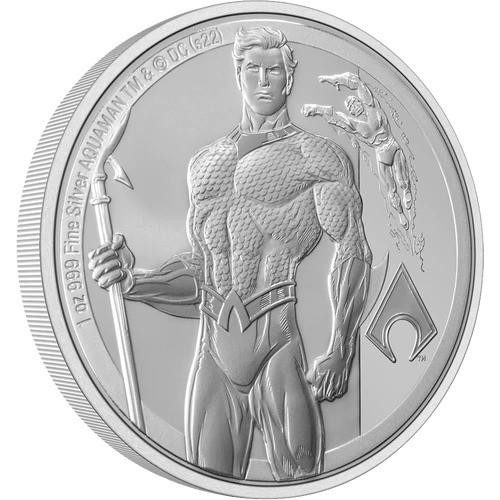 2022 Niue DC Comics Aquaman Classic $2 1oz Silver Proof Coin