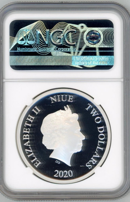 Back to the Future 2020 Niue Back to the Future Mr Fusion 35th Anniv, 1oz Silver Coin NGC  PF70 FR 