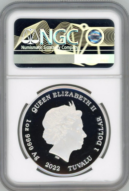 2022 James Bond Legacy Roger Moore SILVER PROOF $1 1oz COIN NGC PF70 FR