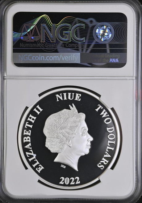 2022 Niue DC COMICS Aquaman 1 oz Silver Coin NGC 70 FR