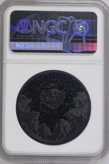 CIT Coin Invest AG 2022 Palau 2 oz Silver Hunters by Night: Python NGC 70 FR OBSIDIAN BLACK  CIT Coin Invest AG 2022 Palau 2 oz Silver Hunters by Night: Python NGC 70 FR OBSIDIAN BLACK