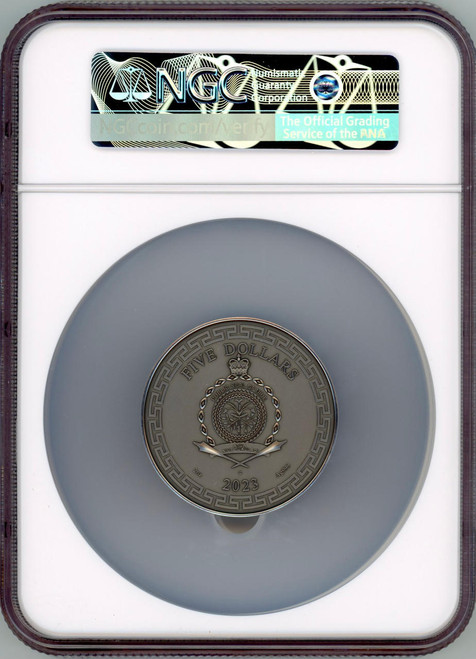 ArtMint 2023 Niue Chinese Dragon Art 2 Oz Silver Coin $5 NGC 70 FR Top Pop 2 Only 