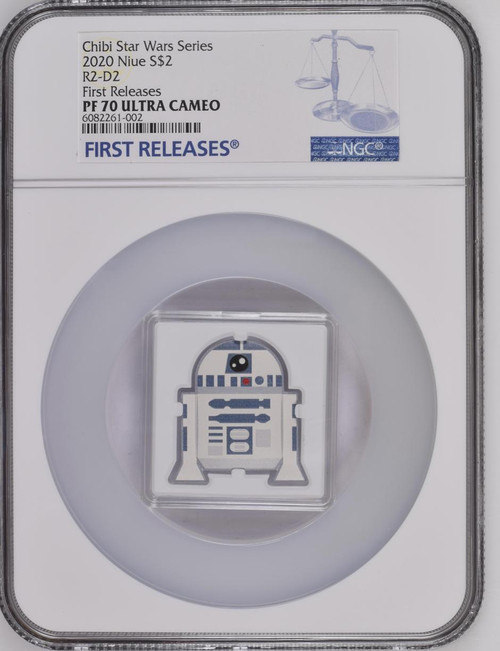 Star Wars R2-D2 Star Wars Chibi 1 oz Silver Coin 2020 NGC PF70 UC