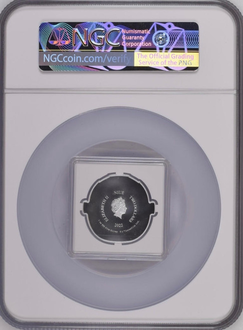 Star Wars™ 2022 Niue Star Wars Grogu Pod 1 oz Silver Coin  NGC PF 70 First Releases W/ OGP 