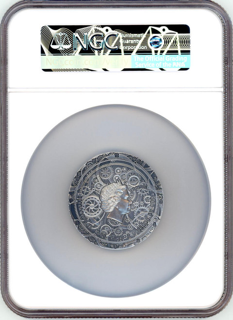 Mint of Gdansk TIME TRAVEL CODE OF THE FUTURE 2022 Niue  $2 Silver coin Glow in Dark 