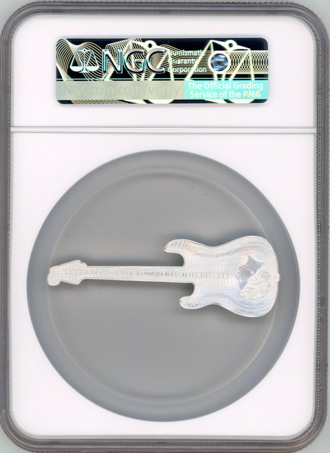 Pamp  Suisse 2023 Fender Guitar  Daphne Blue  Stratocaster Shaped NGC 70 FR 1oz   Pamp  Suisse 2023 Fender Guitar  Daphne Blue  Stratocaster Shaped NGC 70 FR 1oz