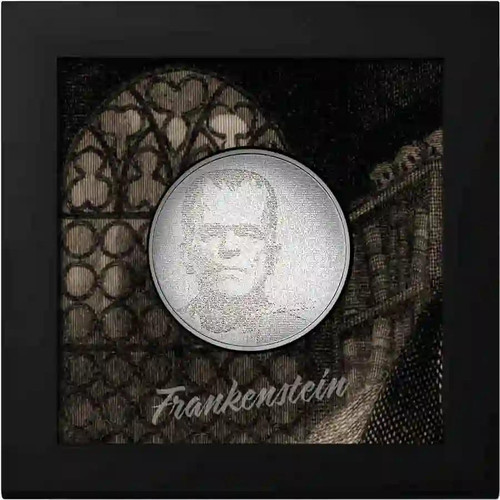 Frankenstein 2023 Cook Islands 1 oz Silver Proof Coin Typefaces Series