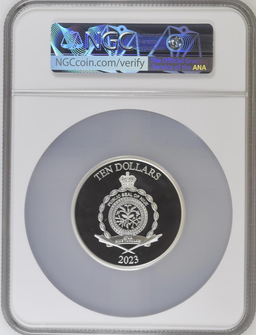 Error Label RIDDLER / Joker DC Villains 3 oz Silver Coin 10$ 2023 Niue NGC 70