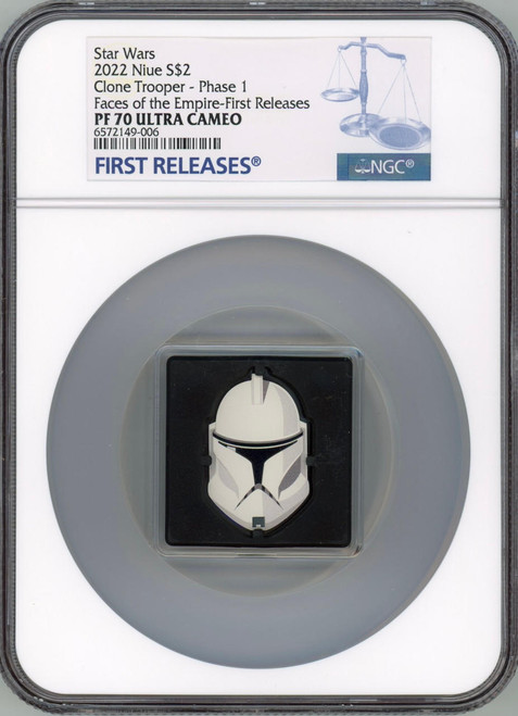 2022 Niue Star Wars Faces Of The Empire Death Trooper 1oz Silver