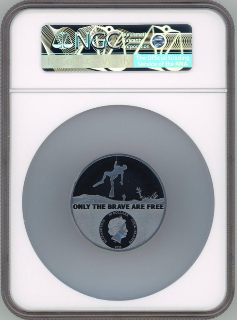 CIT Coin Invest AG Real Heroes  $20 Coast Guard 2023 Cook Islands 3 oz Silver NGC 70 FR  CIT Coin Invest AG Real Heroes  $20 Coast Guard 2023 Cook Islands 3 oz Silver NGC 70 FR