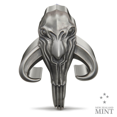 Star Wars™ 2023 Niue 5 oz Silver $10 Star Wars Mandalorian Mythosaur Head  Star Wars™ 2023 Niue 5 oz Silver $10 Star Wars Mandalorian Mythosaur Head