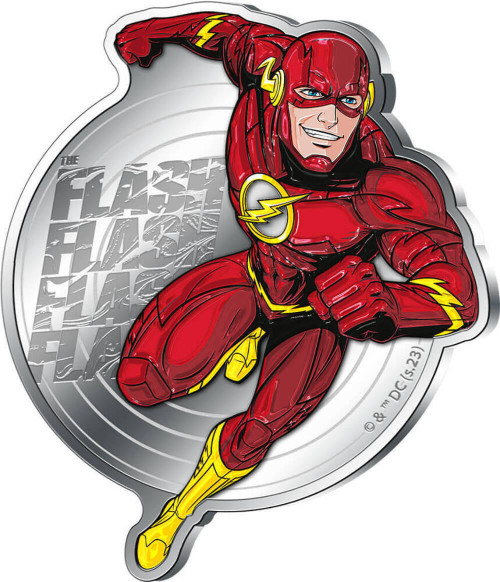 DC Comics Flash DC COMICS 2023 5oz Barbados First Releases $5 NGC 70 FR 