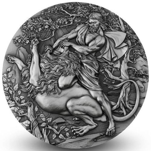 T&S SAMSON 2 Oz Silver Coin 5$ Niue 2023  T&S SAMSON 2 Oz Silver Coin 5$ Niue 2023