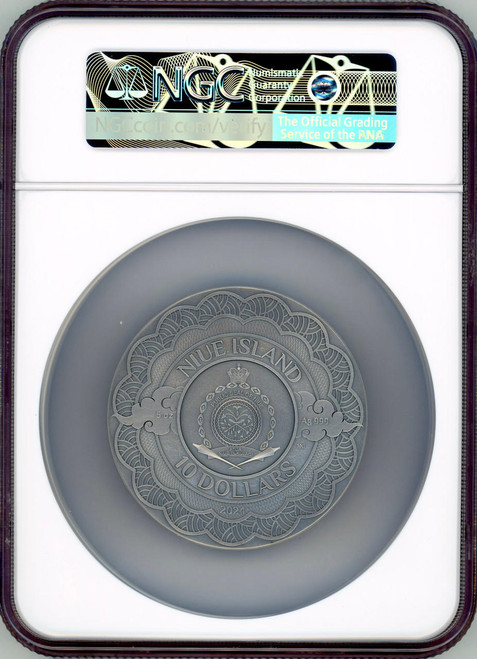 Mint XXI The Power of Green Dragon 5 oz Silver Coin NGC 70 FR  POP 4 10$ Niue 2024  Mint XXI The Power of Green Dragon 5 oz Silver Coin NGC 70 FR  POP 4 10$ Niue 2024