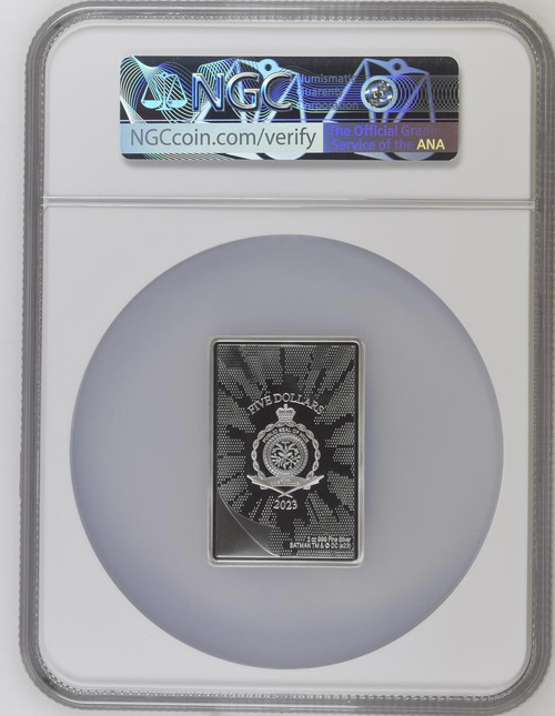 DC Comics 2023 Niue DC Comics Batman #1 Comix 2oz Silver Colorized Coin NGC 70 FR  DC Comics 2023 Niue DC Comics Batman #1 Comix 2oz Silver Colorized Coin NGC 70 FR