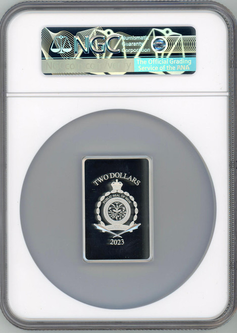 Hobbit 2023 1 oz Ag $2 The Hobbit The Battle of 5 Armies Movie Poster Coin NGC 70 FR 