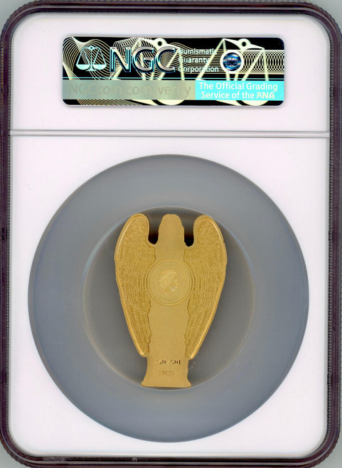 CIT Coin Invest AG 2023 Angel of Mercy 3 oz. Silver Gilded Coin Cook Islands  NGC 70 FR  CIT Coin Invest AG 2023 Angel of Mercy 3 oz. Silver Gilded Coin Cook Islands  NGC 70 FR