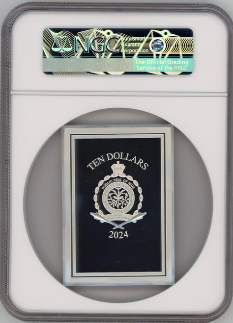 Star Wars™ Rare 2024 Niue Star Wars Attack of the Clones 5 oz Silver Poster Coin NGC 69 FR 