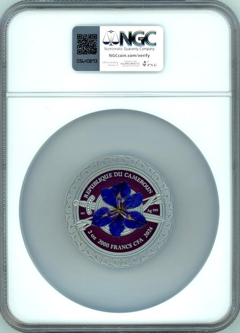 Mint XXI 2024 Cameroon 2 Ounce Sarmatian Femina Bellator HR Silver Coin NGC 70 FR  Mint XXI 2024 Cameroon 2 Ounce Sarmatian Femina Bellator HR Silver Coin NGC 70 FR