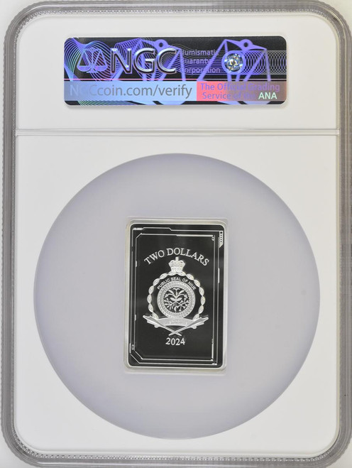 Hasbro 2024 Niue Hasbro G.I. Joe Roadblock 1 oz Silver Color Proof Coin NGC 70 FR  Hasbro 2024 Niue Hasbro G.I. Joe Roadblock 1 oz Silver Color Proof Coin NGC 70 FR