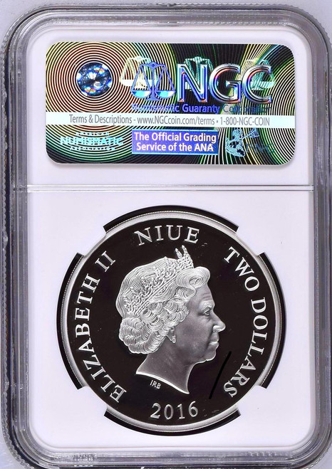 Disney 2016 Niue NGC 70 $2 Disney Mickey Mouse The Band Concert Proof Coin 1oz Silver 