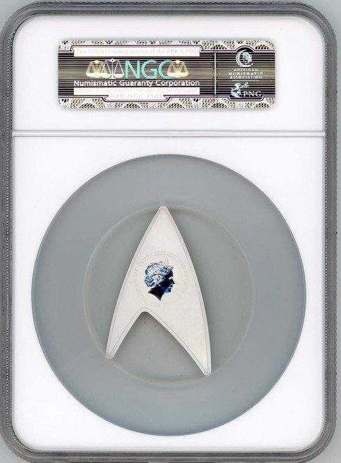 Star Trek 2016 Star Trek DELTA Coin NGC PF70 50th Anniversary 1oz Silver Reverse Proof 
