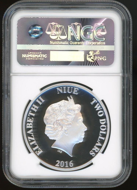 Star Wars™ 2016 Niue Star Wars Classic R2-D2 NGC PF 70 UC ER with COA and Box Star Wars™ 2016 Niue Star Wars Classic R2-D2 NGC PF 70 UC ER with COA and Box