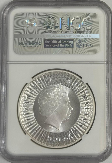 Perth Mint  2016 1oz .9999 Silver $1 Australian Kangaroo NGC MS70 First Releases  Perth Mint  2016 1oz .9999 Silver $1 Australian Kangaroo NGC MS70 First Releases