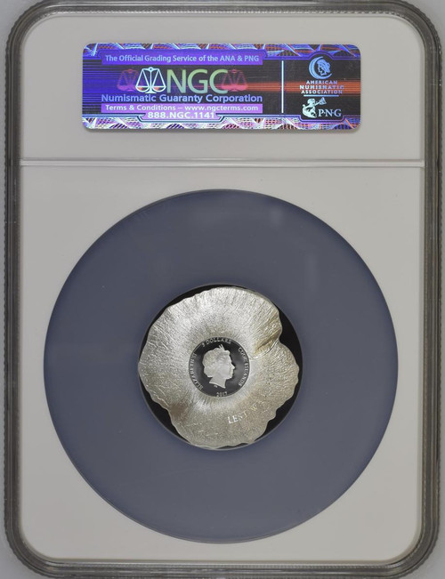 CIT Coin Invest AG 2017 Cook Islands REMEMBRANCE POPPY 1oz Silver Coin $5 NGC 70 UC 