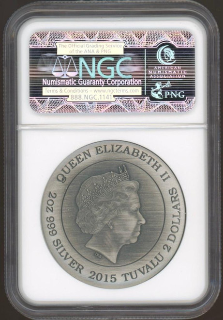 2015 Goddesses Of Olympus Hera 2oz Silver High Relief Coin NGC 70 FR