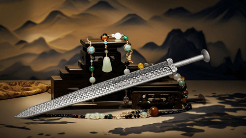  2025 Cameroon Sword of Goujian 2 oz .999 Silver Coin MINT SEALED 