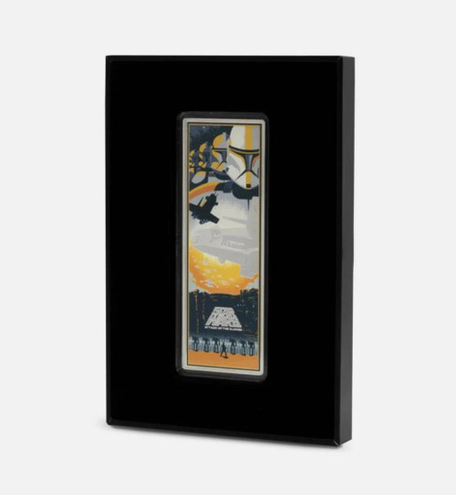 Star Wars™ 2025 Niue Star Wars Attack Of The Clones Poster 3 oz Silver Poster Coin  Star Wars™ 2025 Niue Star Wars Attack Of The Clones Poster 3 oz Silver Poster Coin