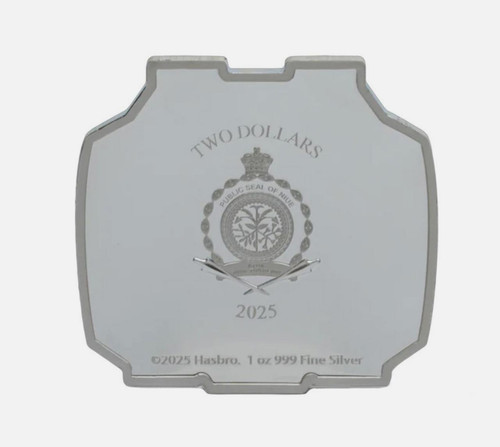 Transformers 2025 Niue Hasbro Transformers Heads Starscream 1oz Silver Colorized Proof Coin 